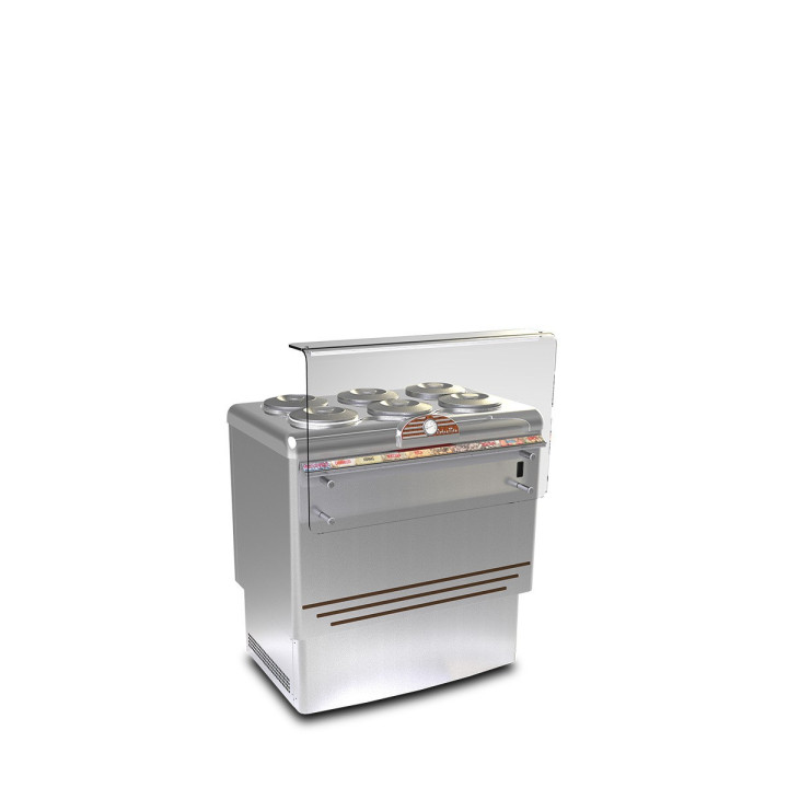 Konserwator do lodów 6 kuwet Dolce Vita DE LUXE 6 obudowa nierdzewna