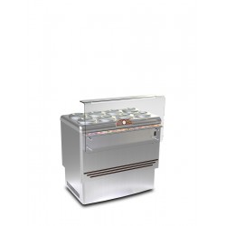 Konserwator do lodów 8 kuwet Dolce Vita DE LUXE 8 obudowa nierdzewna