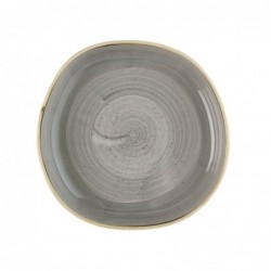 Talerz organiczny z wysokim rantem Stonecast Peppercorn Grey, 200mm