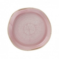 Talerz organiczny z wysokim rantem Stonecast Petal Pink, 230mm