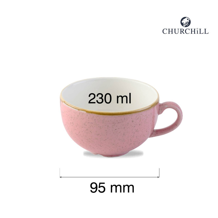 Filiżanka do kawy i herbaty Stonecast Petal Pink, 227ml