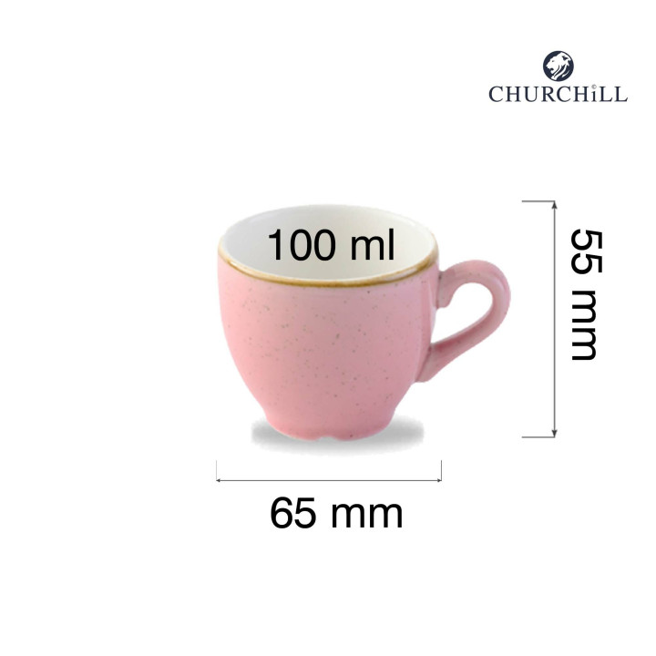 Filiżanka do espresso Stonecast Petal Pink, 90ml