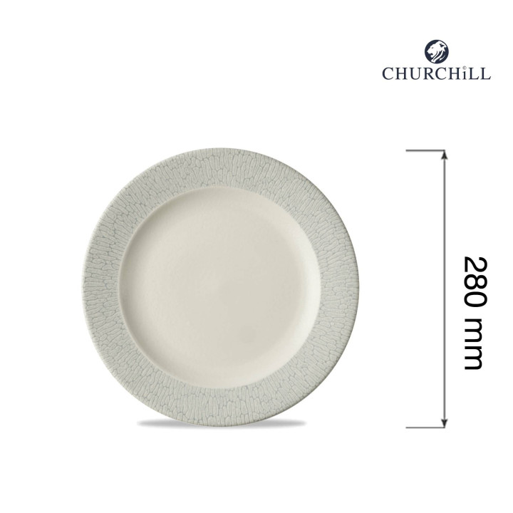 Talerz płytki klasyczny Delta Grey, 280mm