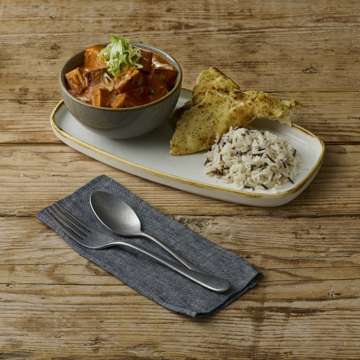 Taca porcelanowa Stonecast Barley White, 300x90mm