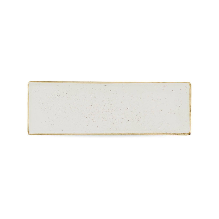 Taca porcelanowa Stonecast Barley White, 320x110mm