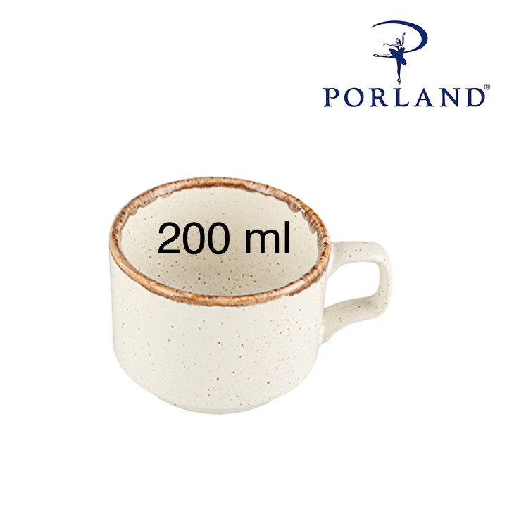 Filiżanka sztaplowana do kawy i herbaty Sand, 200ml