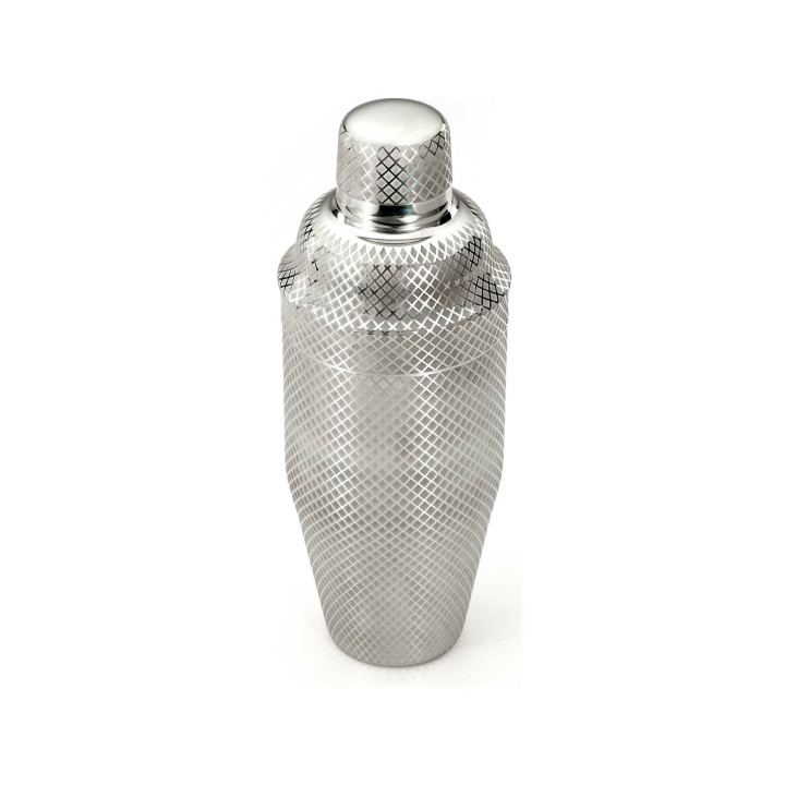Shaker barmański 3-częściowy w stylu japońskim Diamond Lettice, stal nierdzewna, BarFly, 700ml