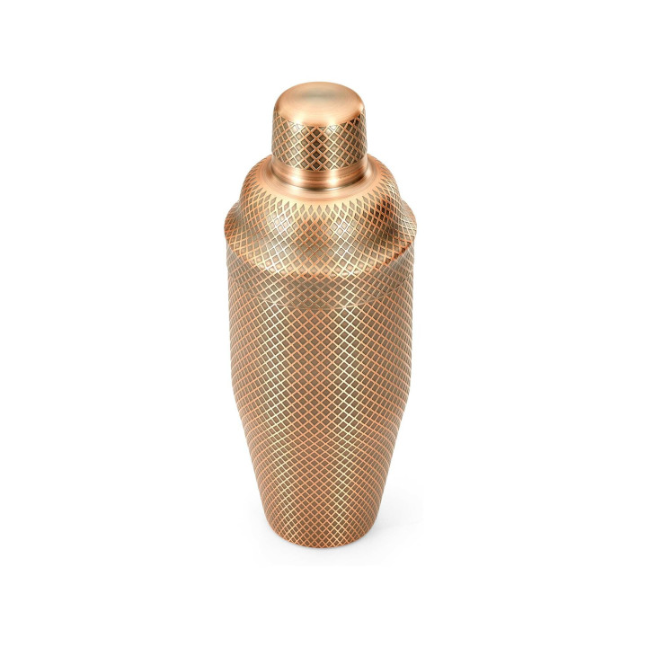 Shaker barmański 3-częściowy w stylu japońskim Diamond Lettice, antyczna miedź, BarFly, 700ml