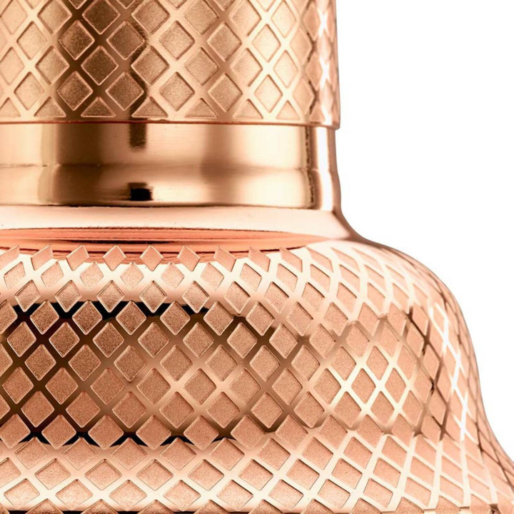 Shaker barmański 3-częściowy w stylu japońskim Diamond Lettice, miedź, BarFly 700ml