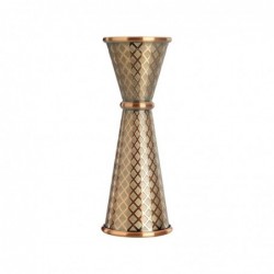 Miarka barmańska w stylu japońskim Diamond Lettice, antyczna miedź, BarFly, 30/60ml