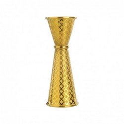 Miarka barmańska w stylu japońskim Diamond Lettice, złota, BarFly, 30/60ml