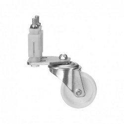 Wewnętrzne rolki jezdne do profili pionowych Oxygen, zestaw 2 szt. (1 szt. z hamulcem + 1 szt. bez hamulca)