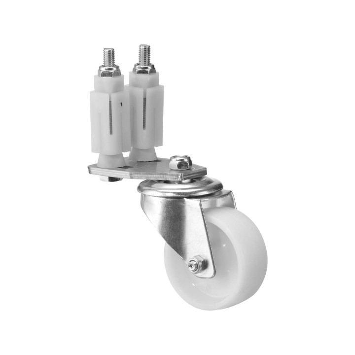 Wewnętrzne rolki jezdne do profili pionowych Oxygen, zestaw 2 szt. (1 szt. z hamulcem + 1 szt. bez hamulca)