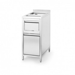 Moduł pomocniczy Boston Cafe do montowania przy kącikach kawowych, Oxygen, 400x650x(h)900mm