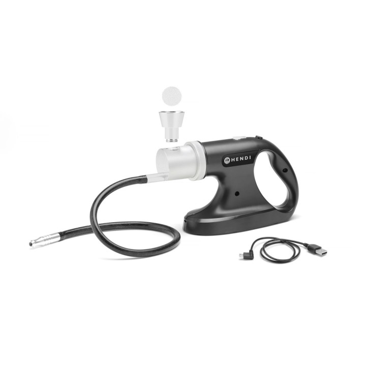 Pistolet wędzarniczy - 3 prędkości podawania dymu, HENDI, 215x70x(H)160mm