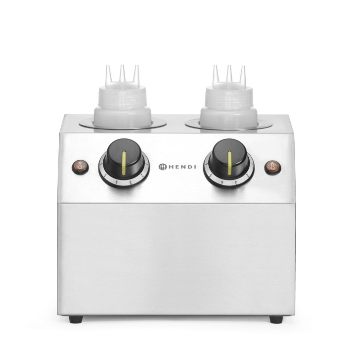 Podgrzewacz do sosów podwójny, HENDI, 1,3L, 220-240V/400W, 270x223x(H)282mm
