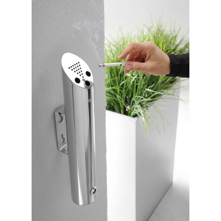 Popielnica ścienna, HENDI, ⌀75x(H)460mm