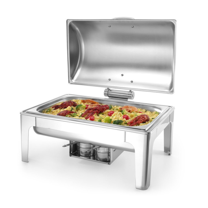 Podgrzewacz na pastę GN 1/1 polerowany na wysoki połysk, HENDI, Profi Line, 9L, 570x405x(H)320mm