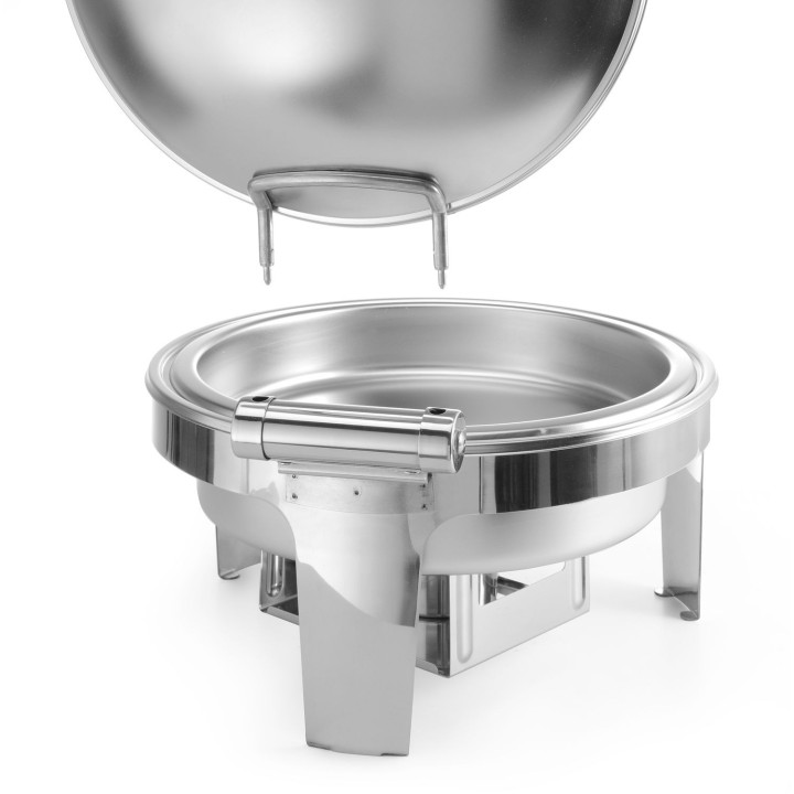 Podgrzewacz na pastę okrągły, satynowany, HENDI, Profi Line, 6L, 465x420x(H)320mm