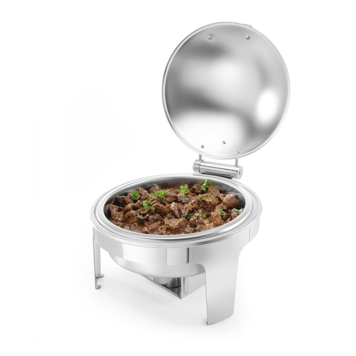 Podgrzewacz na pastę okrągły, satynowany, HENDI, Profi Line, 6L, 465x420x(H)320mm