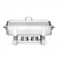 Podgrzewacz na pastę GN 1/1 – zestaw z pojemnikami GN, HENDI, Kitchen Line, 585x385x(H)315mm