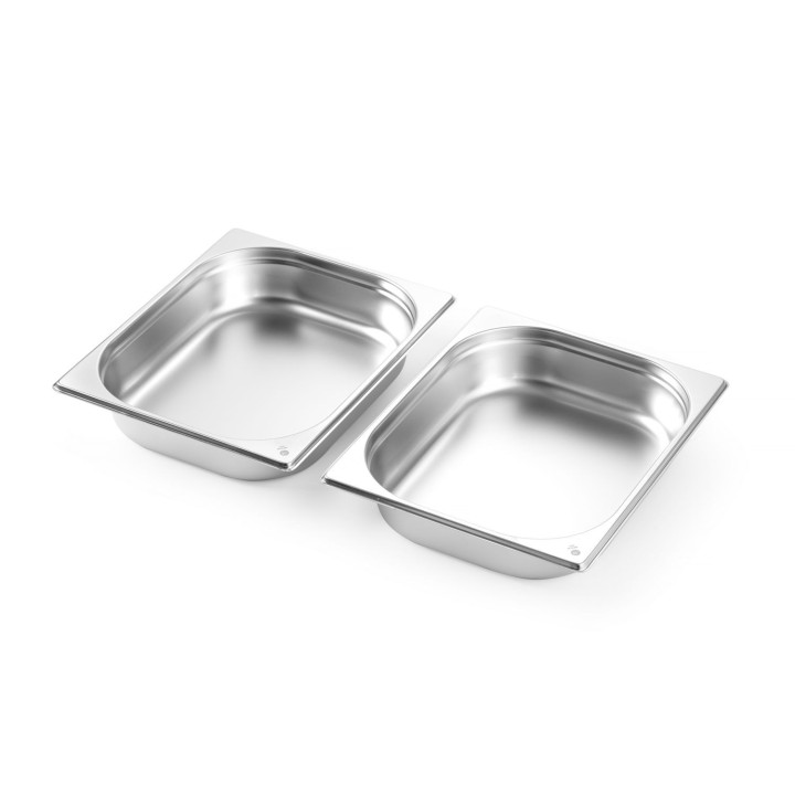 Podgrzewacz na pastę GN 1/1 – zestaw z pojemnikami GN, HENDI, Kitchen Line, 585x385x(H)315mm