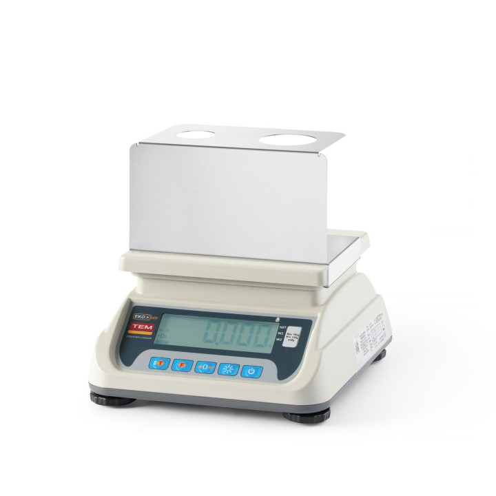 Waga LCD do lodów z portem RS232 i legalizacją, HENDI, 255x264x(H)244mm