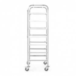 Wózek do transportu koszy do zmywarek, 7 × 500×500 mm, HENDI, 615x560x(H)1710mm