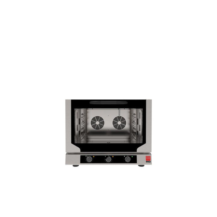 Piec konwekcyjny z nawilżaniem Evolution Next 4x 530x325 mm GN1/1, elektryczny, sterowany elektromechanicznie, Tecnoeka, GN 1/1,
