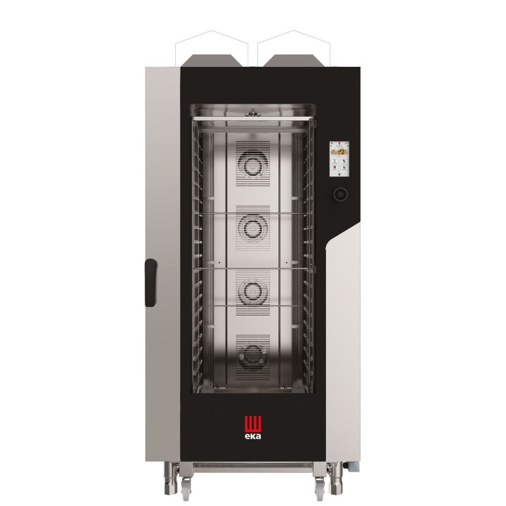 Piec konwekcyjno-parowy Millennial Touch Screen Gastro z automatycznym systemem myjącym, 20× GN 1/1 – sterowany elektronicznie, 