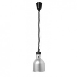 Lampa do podgrzewania potraw wisząca, cylindryczna, HENDI, srebrny, 230V/250W, ⌀175x(H)250mm