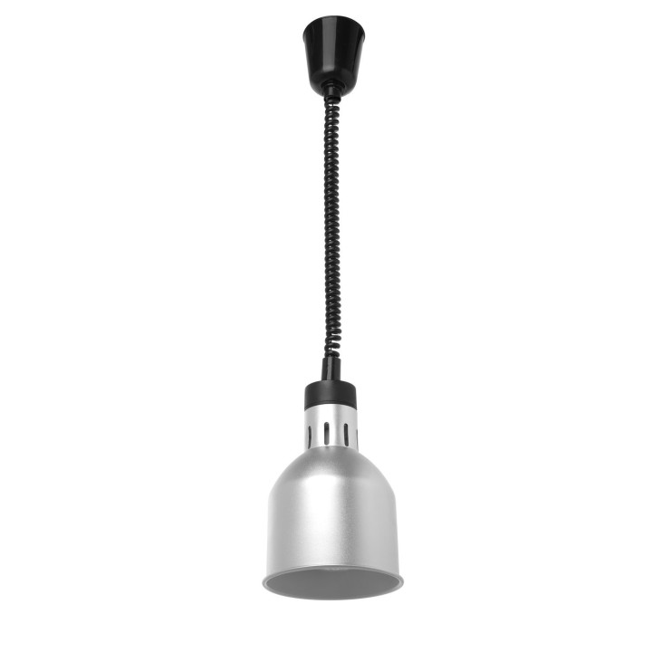 Lampa do podgrzewania potraw wisząca, cylindryczna, HENDI, srebrny, 230V/250W, ⌀175x(H)250mm