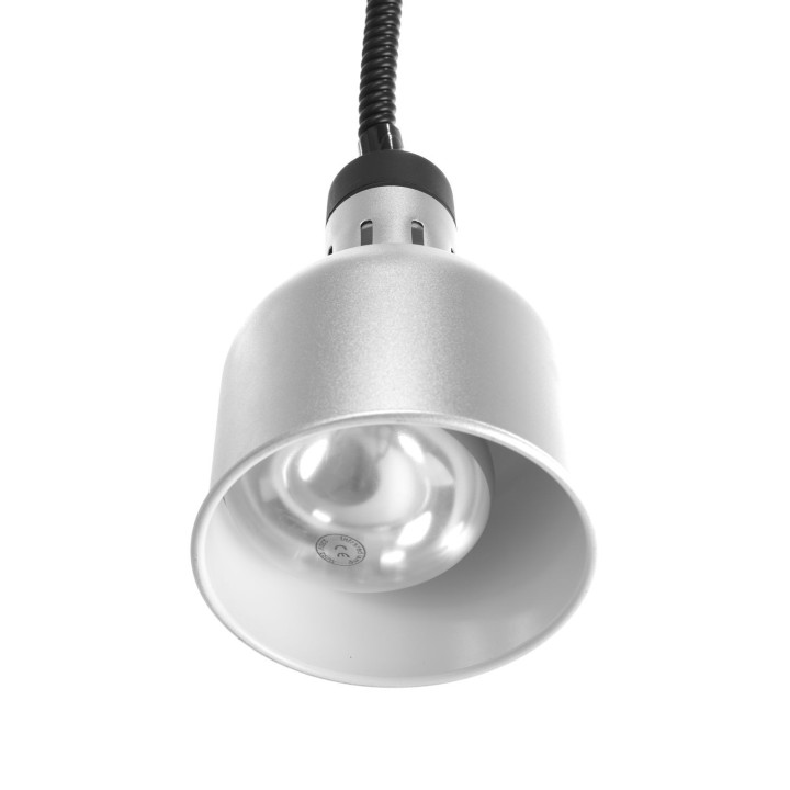 Lampa do podgrzewania potraw wisząca, cylindryczna, HENDI, srebrny, 230V/250W, ⌀175x(H)250mm