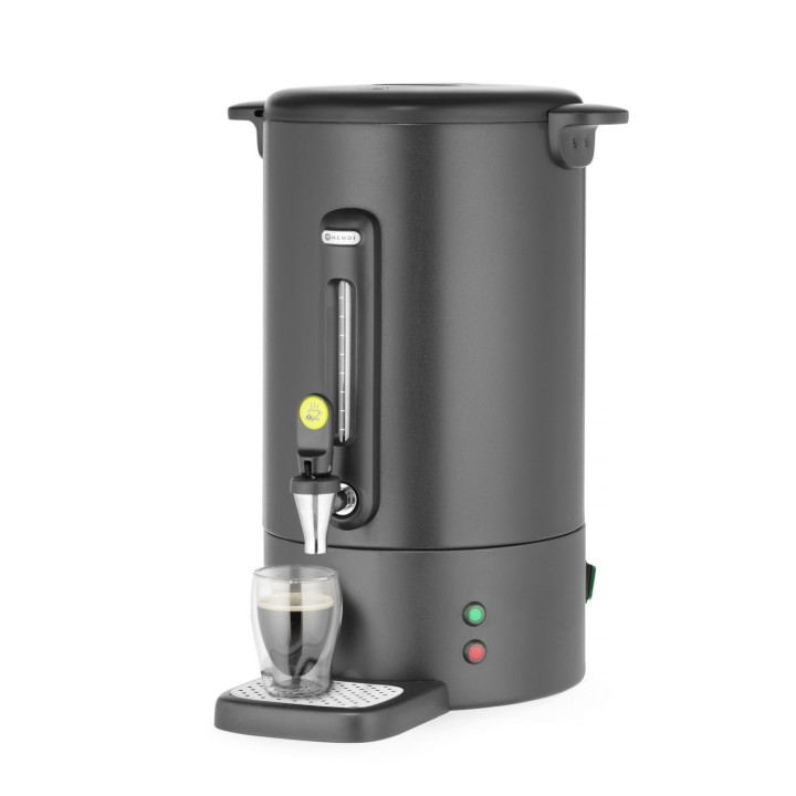 Zaparzacz do kawy – Design by Bronwasser, HENDI, 14L, czarny, 220-240V/1750W, 357x380x(H)502mm