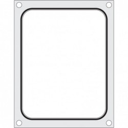 Matryca do zgrzewarki, HENDI, pojemnik 227x178 mm