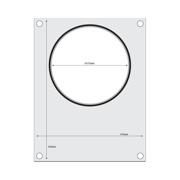 Matryca do zgrzewarki, HENDI, pojemnik do zupy ø165 mm