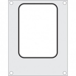 Matryca do zgrzewarki, HENDI, pojemnik 187x137 mm