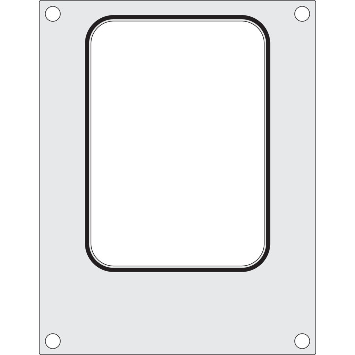 Matryca do zgrzewarki, HENDI, pojemnik 187x137 mm