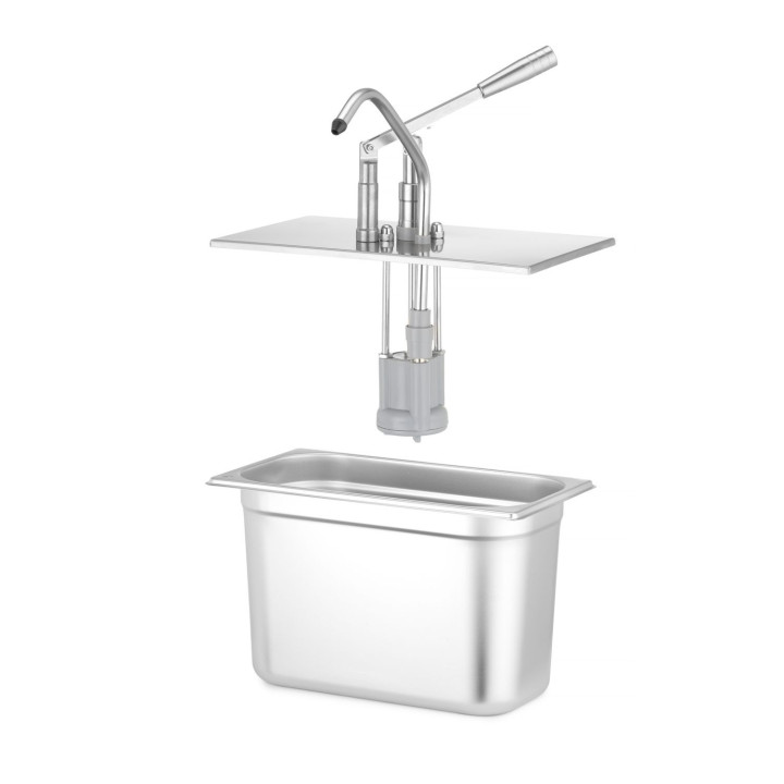 Pokrywa z dyspenserem do pojemników GN, HENDI, GN 1/3, 330x180mm