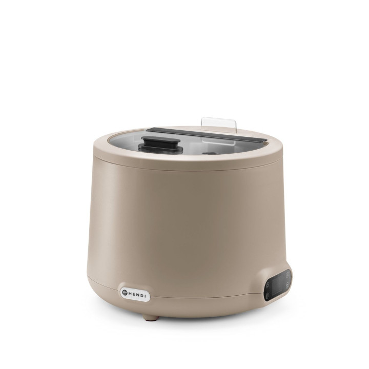Kociołek do zupy HENDI UNIQ, HENDI, designed by Robert Bronwasser, 8L, beżowy, 220-240V/500W, ⌀365x(H)325mm