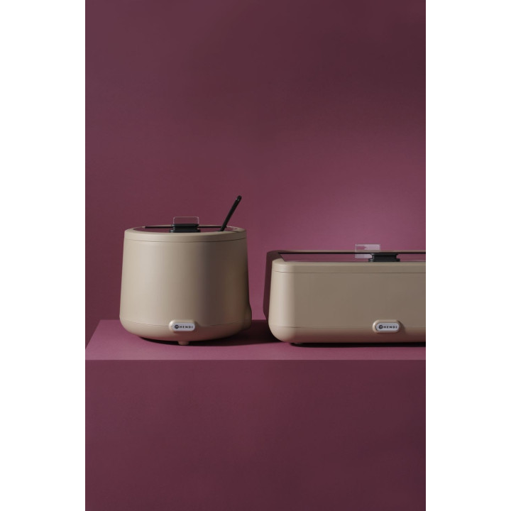 Kociołek do zupy HENDI UNIQ, HENDI, designed by Robert Bronwasser, 8L, beżowy, 220-240V/500W, ⌀365x(H)325mm