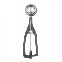 Gałkownica dla leworęcznych, Stöckel, 1/36, czarny, ⌀46x(H)mm