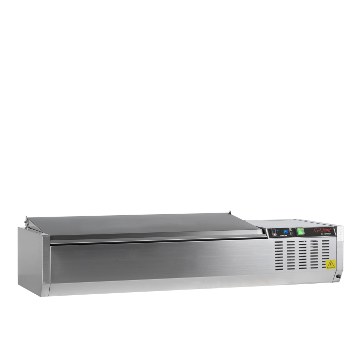 Witryna chłodnicza 5*GN1/4 GVC33-120 S/S