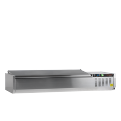 Witryna chłodnicza 7*GN1/4 GVC33-150 S/S