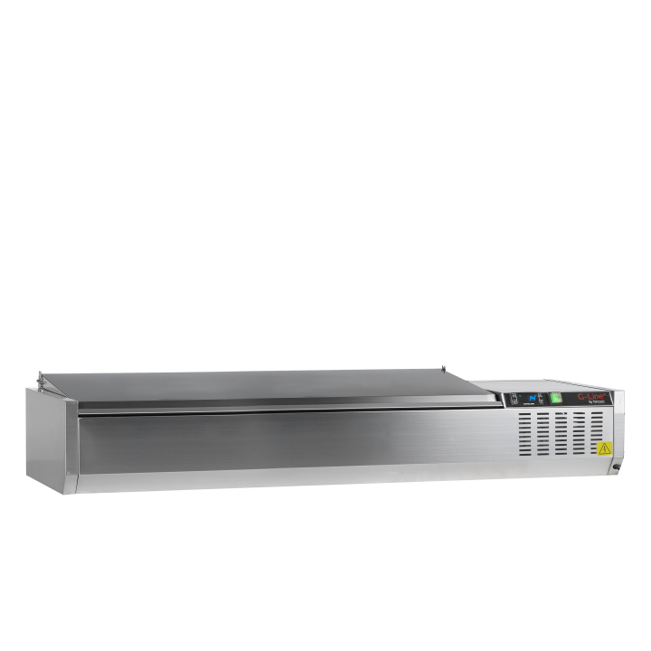 Witryna chłodnicza 7*GN1/4 GVC33-160 S/S