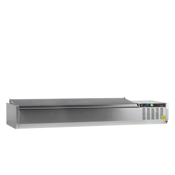 Witryna chłodnicza 8*GN1/4 GVC33-180 S/S