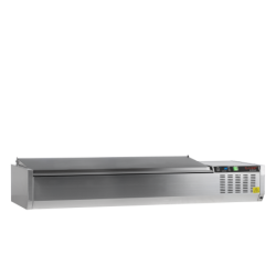 Witryna chłodnicza 6*GN1/3 GVC38-150 S/S