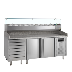 Stół do pizzy z nadstawką PT1310 + GVC38-200