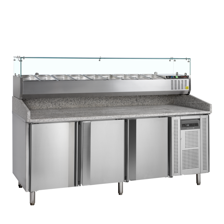 Stół do pizzy z nadstawką PT1300 + GVC38-200