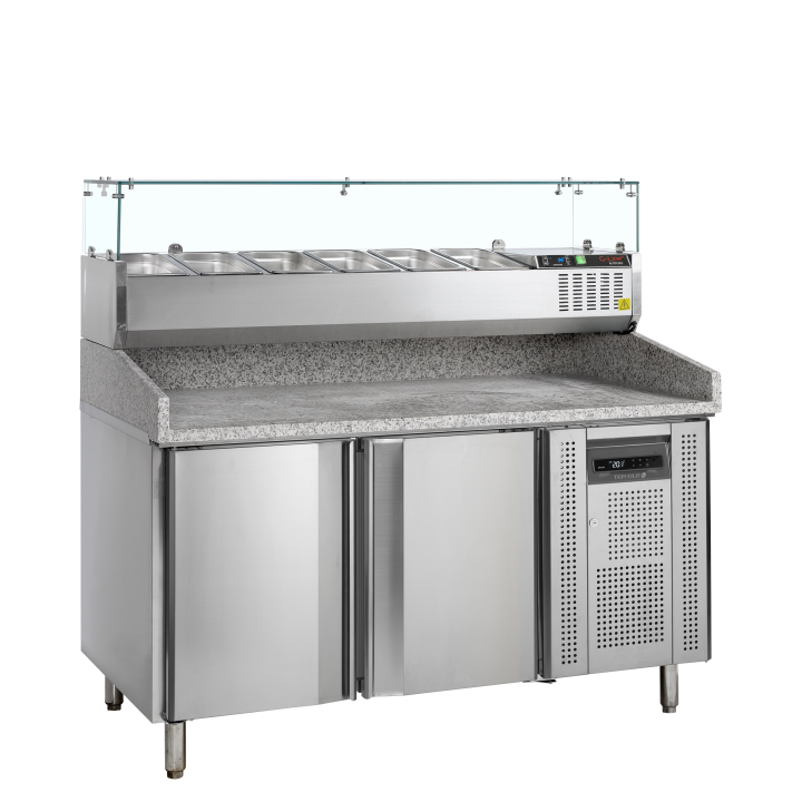 Stół do pizzy z nadstawką PT1200 + GVC38-150